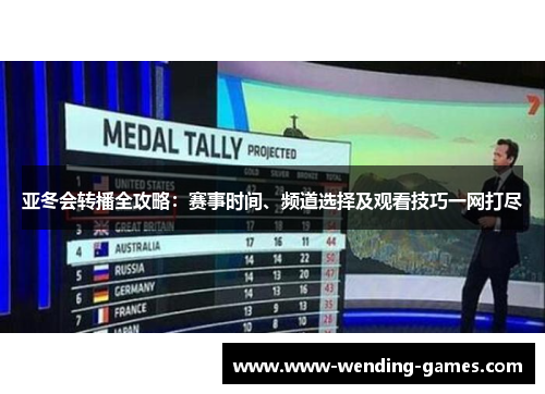 亚冬会转播全攻略：赛事时间、频道选择及观看技巧一网打尽