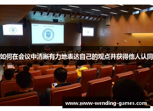 如何在会议中清晰有力地表达自己的观点并获得他人认同 如何在会议中清晰有力地表达自己的观点并获得他人认同