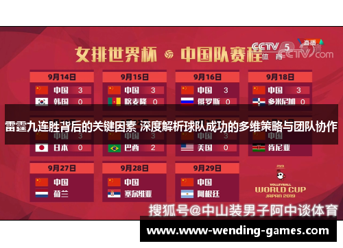 雷霆九连胜背后的关键因素 深度解析球队成功的多维策略与团队协作